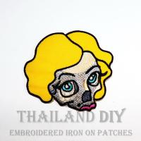 ราคา ☠ ตัวรีดติดเสื้อ งานปัก ลาย หัวกะโหลก ผู้หญิง สัญลักษณ์ Sexy Girl Lady Skull Patch WOP DIY ตัวรีด อาร์มติดเสื้อ กระเป๋า (14523137875)