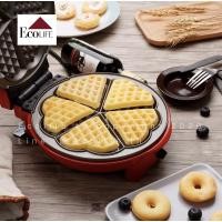 ราคา เครื่องทำวาฟเฟิล รูปหัวใจ ทำง่าย ไม่ติดกระทะ รับประกัน 1 ปี (4844474581)