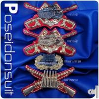 ราคา ตราติดหน้ารถเหล่าทหารม้า ทหารราบ ทหารสห. เสือคาบดาบ ตราโล่ห์หน้ารถกองทัพบก ทบ. ตราทหารม้า ทหารบก (6290125458)