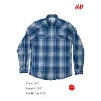 ราคา เสื้อเชิ้ตแขนยาว H&M มือสอง สภาพดี (23530061547)