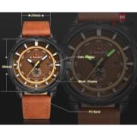 ราคา รับประกันศูนย์ไทย1ปี NAVIFORCE NF9085Mสายหนังกันน้ำ100% (1246557253)