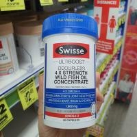 ราคา Swisse wild fish oil 4X น้ำมันปลา 4 เท่าของสูตรทั่วไป (10800464815)
