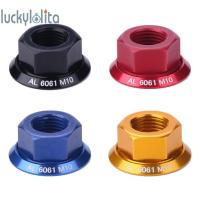 ราคา น็อตดุมล้อรถจักรยาน 1 ชิ้น สําหรับ M10 Fixed Gear MTB Road Folding Bike Bolt Cycle A [luckylolita.th] (21394884370)