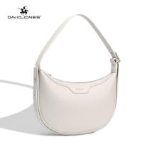 ราคา David Jones Paris กระเป๋าถือ สะพายข้าง หนัง PU เก็บสะสม สําหรับผู้หญิง (25851984617)