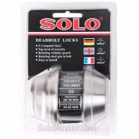 ราคา SOLO ชุดกุญแจ ลิ้นตาย Deadbolt รุ่น 8801SS (สีเงิน) (704382154)