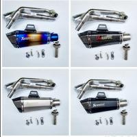 ราคา คอท่อ งานแสตนเลส สำหรับ MSX, MSX-SF, Demon 125 พร้อมปลายท่อ Akapovic Shorty มีหู งานดีมาก (22587111269)