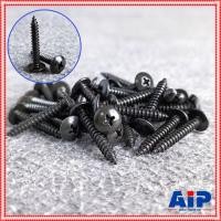 ราคา แพ็ค20ตัว น็อตประกอบตู้ลำโพง สกรู THดำ 8x1นิ้ว สกรูเกลียวปล่อย น็อตเกลียวปล่อย สกรูหัวกลม น็อตหัวกลมดำ เอไอ-ไพศาล (6279343484)