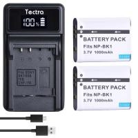 ราคา 1000MAh NP-BK1 S750แบตเตอรี่ LED USB Charger สำหรับ Sony Cybershot MHS-PM5 DSC-W180 MHS-CM5 NP-BK1 S780 S950 W190 (21379653852)