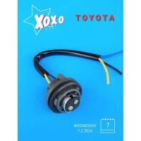 ราคา ขั้วหลอดไฟท้าย เบรค,หรี่/2จุด TOYOTA Viosปี2002-2006(บรรจุ1ชุด) (23263830177)