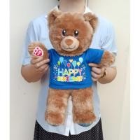 ราคา ตุ๊กตาหมีบิ้วอะแบร์ แถมเสื้อบิ้วแท้ รุ่น Build A Bear Happy Birthday Bear ขนาด 16 นิ้ว (21273304465)