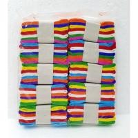 ราคา กระดาษสายรุ้ง กระดาษย่น 7 สี สำหรับตกแต่งงานต่างๆ (6994199969)