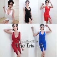 ราคา ชุดเดรสสีพื้น ชุดออกงานกลางคืน ชุดmc พริตตี้ PR (8811959871)