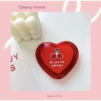ราคา Cherry mirror กระจกหัวใจลายเชอร์รี่ (8673501703)