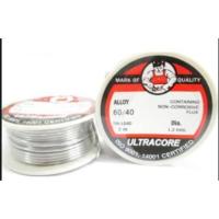 ราคา ตะกั่ว ตะกั่วบัดกรี - ตะกั่วขด ULTRACORE ขนาด 1.2 มม ความยาว 2 เมตร ตะกั่วบัดกรี (1 ม้วน) มาตรฐาน ISO 9001,14001 CERTIFI (8616516447)