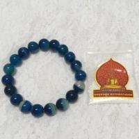 ราคา หินนำโชค บลูอาเกต เฮง2ชั้นกับ แถมผงพุทธคุณ (11607073439)