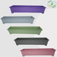 ราคา กระถางต้นไม้ กระถางรางยาว ขนาด 83 เซนติเมตร ทำจากพลาสติกเนื้อดี ชนิดด้านแบบหนา สวยงาม สีพลาสเทล (16282396638)