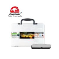 ราคา Chunbe กล่องเก็บเอกสารหูหิ้ว F4 8828 คละสีหูหิ้ว (จำนวน 1 ใบ) (11676935747)