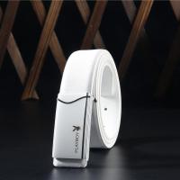 ราคา ❖Playboy เข็มขัดสีขาวชายหัวเข็มขัดเรียบเข็มขัดหนังเกาหลีชายหนังบุคลิกภาพอินเทรนด์เข็มขัดเยาวชน (13241949497)