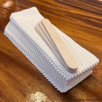 ราคา [[ ผ้าดิบ แว๊กซ์ขน 100ชิ้น ]] ผ้าแว็กซ์กำจัดขน ขอบหยักกันรุ่ย 100ผืน แถมไม้ปาดอีก10ชิ้น พร้อมส่งจากไทย (11544507864)