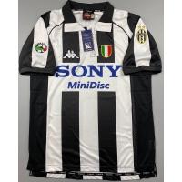 ราคา เสื้อบอล ย้อนยุค ยูเวนตุส 1997 เหย้า Retro Juventus Home พร้อมเบอร์ชื่อ ZIDANE DEL PIERO อาร์มกัลโช่ เรโทร 1997-98 (18287278342)