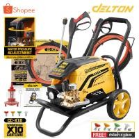 ราคา DELTON เครื่องฉีดน้ำแรงดันสูง 280 บาร์ 4200 วัตต์ สำหรับงานหนัก คาร์แคร์ ขนาดใหญ่ 2 ล้อเลื่อน BUDDY SERIES รุ่น CC-X10 (25079875676)