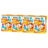 ราคา ดัชมิลล์ คิดส์ โยเกิร์ตพร้อมดื่มยูเอชที รสส้ม 90มล. x 4 กล่อง (10904745615)