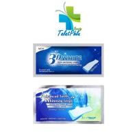 ราคา [1 ซอง] แผ่นฟอกฟันขาว 3D white / Advanced White Teeth Whitening Strips แผ่นขัดฟันขาว 3D กลิ่นมิ้นท์ [แถบเขียว] (8714988785)