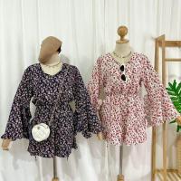 ราคา จั้มสูทแขนยาว เจ้าหญิง แต่งปอมๆฟรุ้งฟริ้ง ผ้าป้อปคอน ยืดได้ (2669218271)