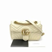 ราคา GUCCI กุชชี่ GG Marmont Series คลาสสิก mini แฟชั่นสำหรับผู้หญิง กระเป๋าสะพายข้าง กระเป๋าสะพายไหล่ กระเป๋าโซ่ (17992669105)
