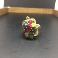 ราคา แหวนนพเก้า ตามตำราโบราณ เงินแท้ ชุบทองคำ (252762837)