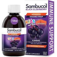 ราคา Sambucol, Black Elderberry Syrup, For Kids, Berry Flavor, 7.8 fl oz (230 ml) (964608536)