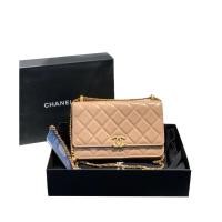 ราคา ☈☃Chanel CHANEL woc bag women สีนู้ด กระเป๋าสะพาย Messenger bag แท้ (19070063610)