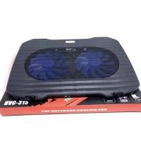 ราคา OKER พัดลมระบายความร้อนโน๊ตบุค Cooler Pad HVC-315 (2 Fan) (6590175810)