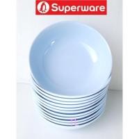 ราคา ซุปเปอร์แวร์ ชาม7.5"=12ชิ้น สีฟ้ากลม ซุปเปอร์แวร์เกรดA (19169962230)