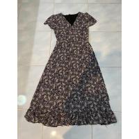 ราคา เดรสลายดอกสีม่วง ดอกเล็ก (3254757198)