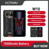 ราคา Hotwav W10 Rugged Smartphones 15000mAh Ultra Large Battery Android 12 OS MTK6761 6.53 Inch Screen 4GB 32GB 13MP Main Cam (23067743759)