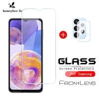 ราคา (2In1) ฟิล์มกระจกนิรภัยกันรอยหน้าจอ ฟิล์มกล้อง ฟิล์มด้านหลัง สําหรับ Samsung Galaxy A23 A33 A53 A73 A13 A03 Core A52 A72 A42 A32 A22 A02 (19632569179)