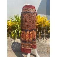 ราคา ซิ่นผ้าฝ้ายพิมพ์ลายไทยลายนกยูง (23376449880)