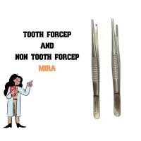 ราคา Non tooth forcep ปากคีบสแตนเลส ยี่ห้อ MIRA (20545191735)