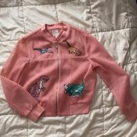 ราคา เสื้อคลุม มือสอง สีชมพู lyn around S (3743456675)