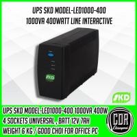 ราคา SKD UPS เครื่องสำรองไฟ 1000VA/400W รุ่น LED-1000-400 เหมาะกับคอมทำงานทั่วๆไป [รับประกันศูนย์ 2 ปี] (23172491647)
