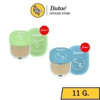 ราคา Butae Vitamin C Brightening Powder / C&E Moisturizing Powder 11 g. บูเต้ แป้งพัฟผสมรองพื้น คุมมัน กันแดด บางเบา (16269242797)