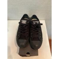 ราคา รองเท้าผ้าใบคอนเวิร์ส all star รองเท้าผ้าใบหุ้มส้นสีดำล้วน ของแท้100% มือสอง สภาพดีสุดๆ ใส่ไปไม่ถึง3ครั้ง (19388227847)