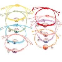 ราคา สร้อยข้อมือเชือก แมวกวักนำโชค มีสินค้าพร้อมส่ง (21590280185)