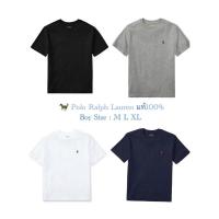 ราคา เสื้อโปโล เสื้อยืดคอกลมแขนสั้น ปักม้าเล็ก รุ่นคลาสสิค Polo Ralph Lauren Boy size ของแท้ พร้อมส่ง (7053834037)