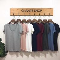 ราคา เสื้อยืด Gi-ant shop รุ่นคอยูวี อก 38" (733765301)