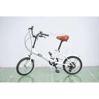 ราคา จักรยานพับได้ญี่ปุ่น - ล้อ 16 นิ้ว - มีเกียร์ - สีขาว [จักรยานมือสอง] (22677478623)