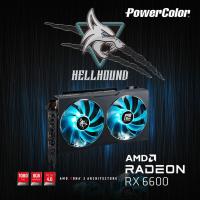 ราคา POWERCOLOR Radeon RX 6600 8GB Hellhound GDDR6 VGA (13928405123)