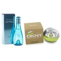 ราคา Davidoff Cool Water for Women EDT 100 ml +DKNY Be Delicious for women EDP 100 ml. (พร้อมกล่อง) (752004060)