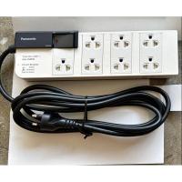 ราคา SALE‼️ปลั๊กพ่วง พานาโซนิค WCHG28372(16A 3500W)3เมตร 1 สวิตช์คุม 7 เต้ารับ (24979741895)